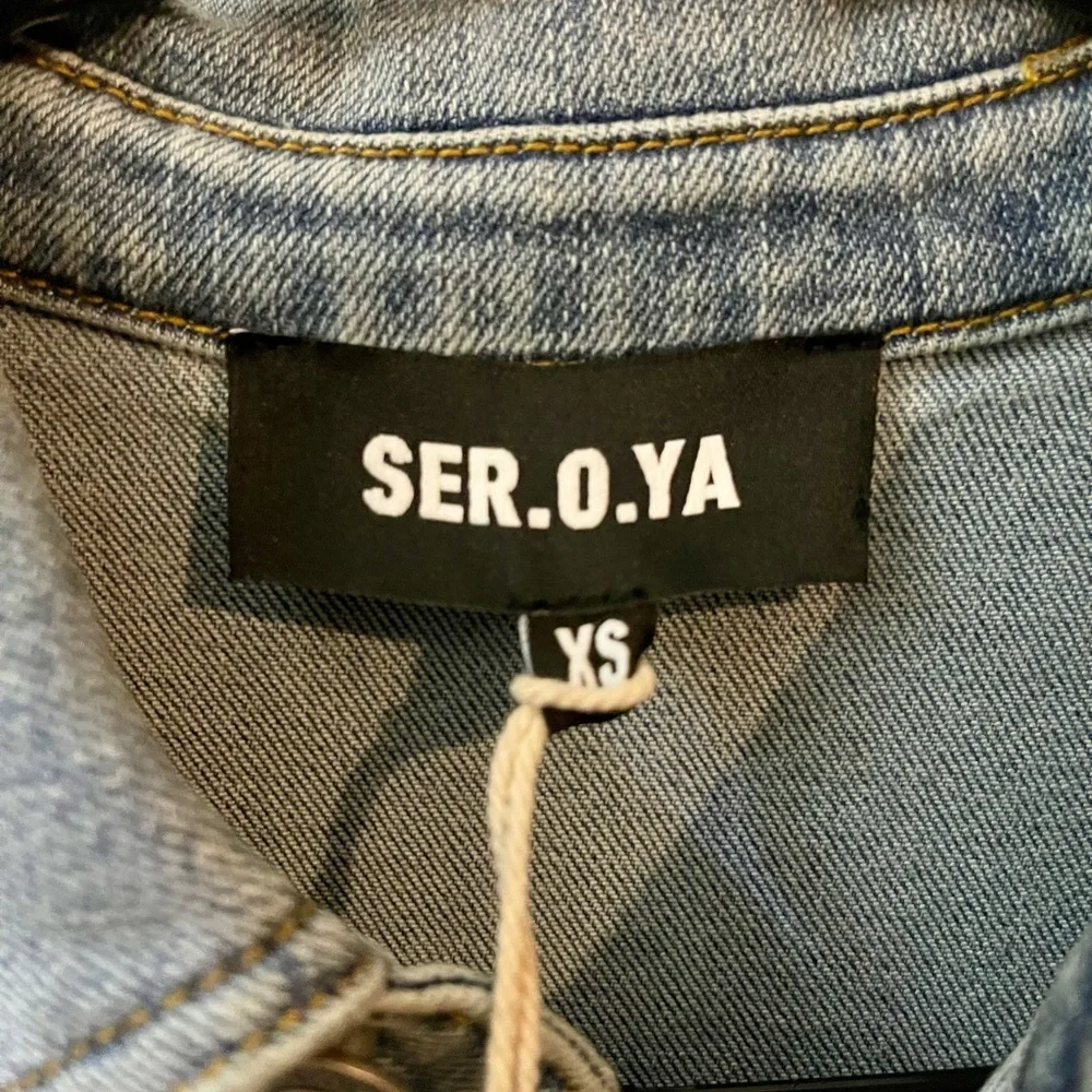 Brand New SER.O.YA Fallon Denim Jumpsuit Size XS - Picture 10 of 17